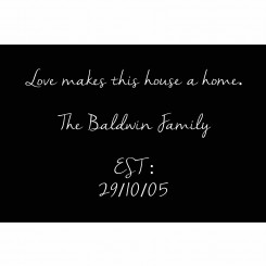 Love makes this house a home - 8x12 (jpeg file only) $10